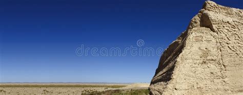 Ancient Yumenguan Pass(Jade Gate Pass) Stock Image - Image of desert, autumn: 33591255