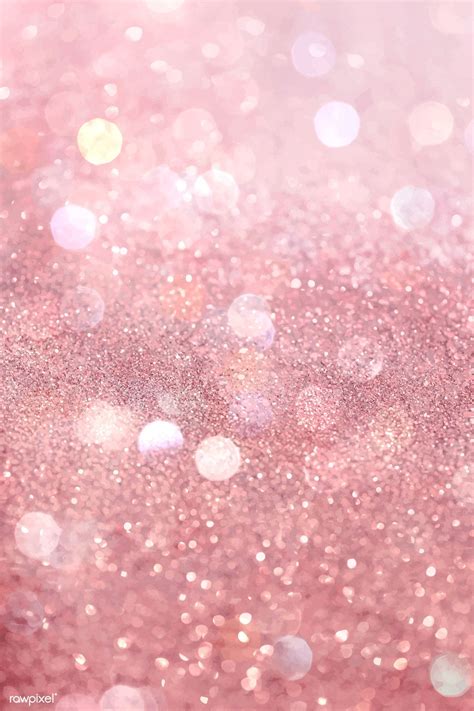 Download premium vector of rose gold glitter bokeh background vector by ...