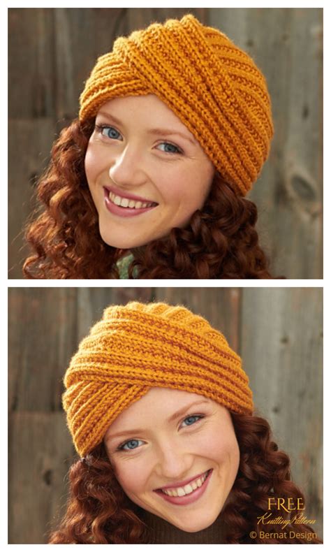 Turban Hat Free Knitting Pattern - Knitting Pattern