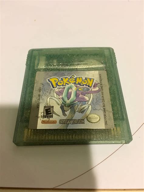 Pokemon Crystal Version cartridge, Video Gaming, Gaming Accessories ...