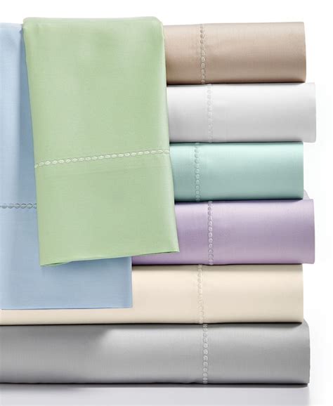 Martha Stewart Collection CLOSEOUT! King Open Stock Fitted Sheet, 300 Thread Count 100% Cotton ...