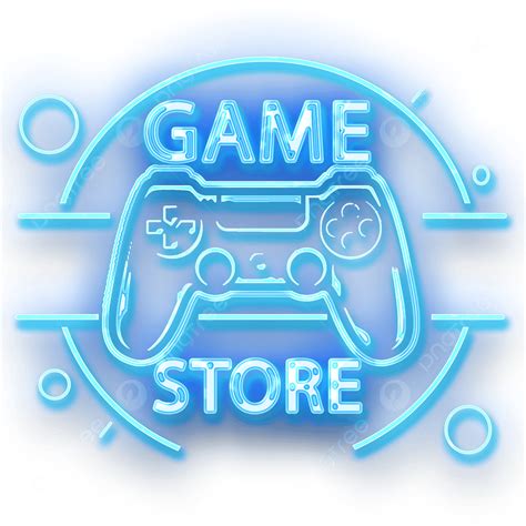 Neon Psd PNG Transparent, Game Store Neon Psd, Neon Psd, Game, Game Store Neon PNG Image For ...