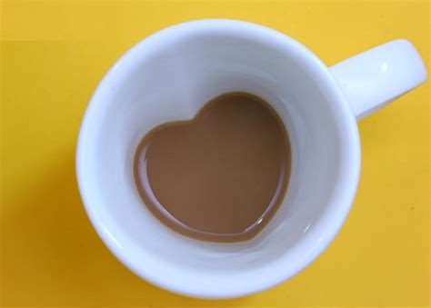 heart-shaped-coffee-mug | Interior Design Ideas