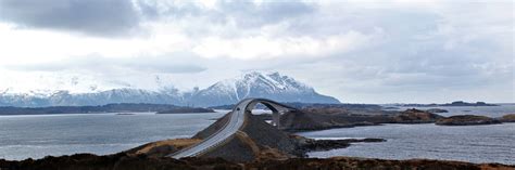 Storseisundet Bridge, Norway [5184x1721] (OC) : RoadPorn