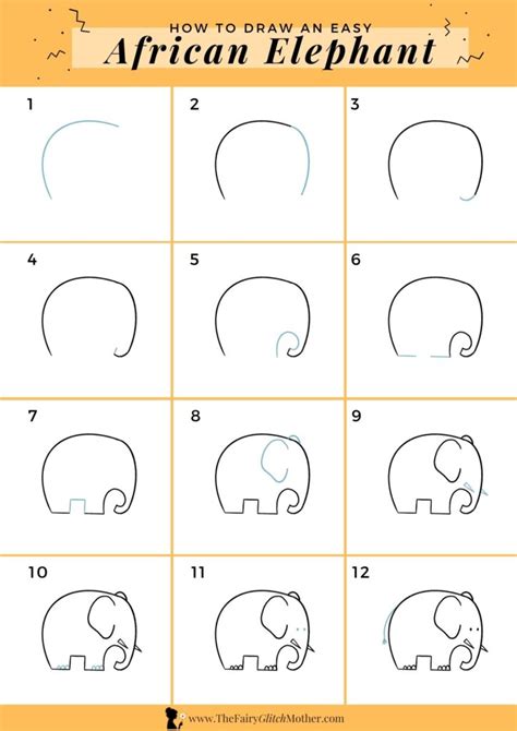 Elephant Drawing For Kids – How To Make It Easy Peasy!