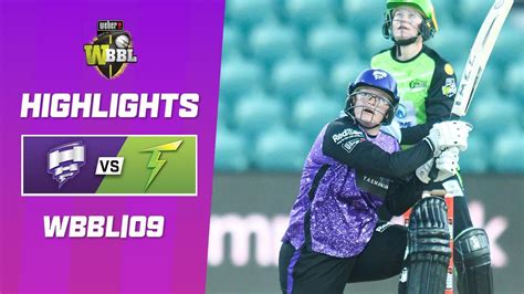 Hobart Hurricanes v Sydney Thunder | WBBL|09