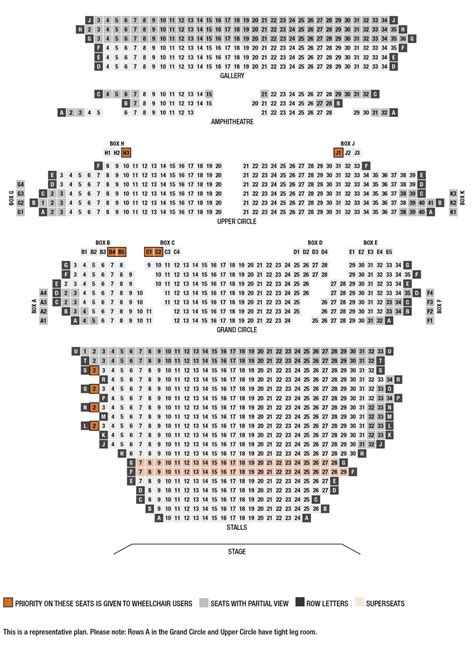 Seating Plan | Newcastle Theatre Royal