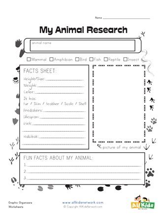 Animal Research Project Template Free - FREE PRINTABLE TEMPLATES