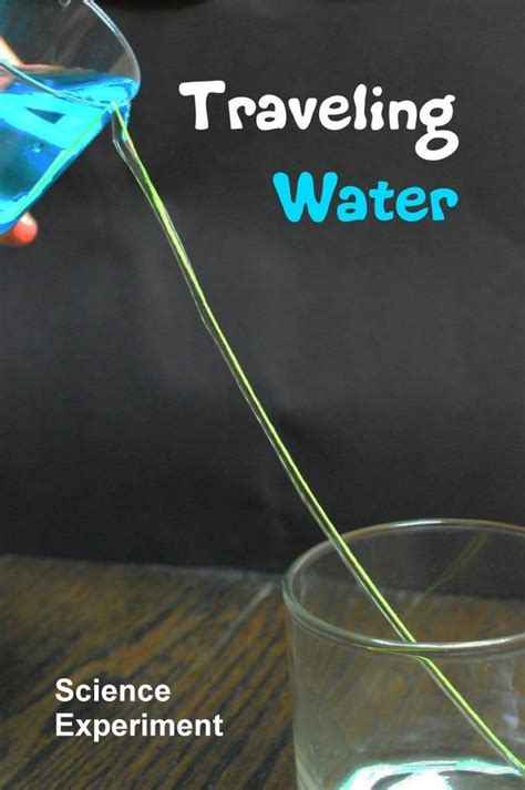 Traveling Water Experiment | Water science experiments, Science ...