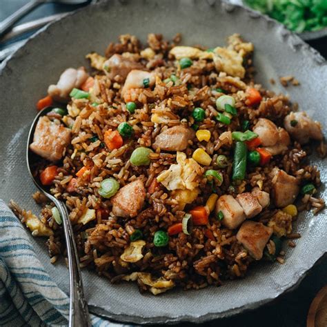 Chicken Fried Rice (鸡肉炒饭) - Omnivore's Cookbook