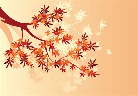 Smooth Japanese Maple Plant and Fall Maple Leaves Background 159098 ...