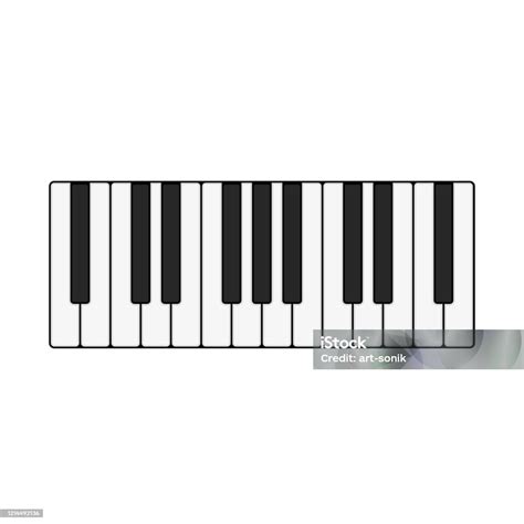 Vector Piano Keyboard Stock Illustration - Download Image Now ...