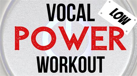 Vocal Exercises for a POWERFUL Voice: Bass and Baritone - YouTube