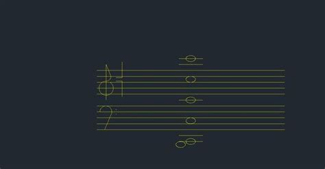 theory - Grand Staff using the Bass Clef and Treble Alto-Tenor Clef ...