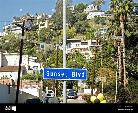 Sunset Boulevard Hollywood EE.UU Foto & Imagen De Stock: 23126834 - Alamy