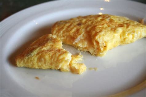 Egg and cheese Omelette stock photo. Image of served, snack - 2852222