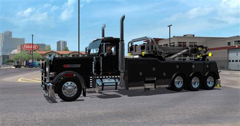 389 longhood + dump + wrecker Truck 1.35 ATS - American Truck Simulator mod | ATS mod