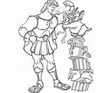 Free Printable Hercules Coloring Pages For Kids sketch template