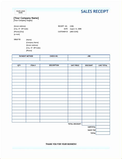 Receipts Office Com Download Free Excel Receipt Templates Smartsheet ...