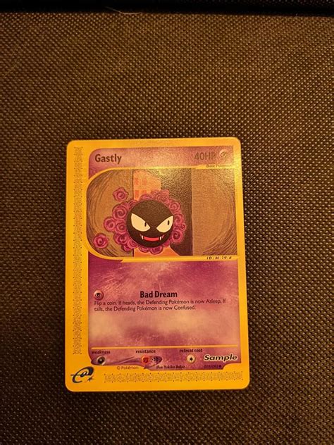 File:Ereader-Pokemon Sample-Gastly-card front.png - No-Intro ~ Wiki