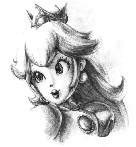 Princess Peach Draw | Mario tattoo, Peach mario, Super mario tattoo