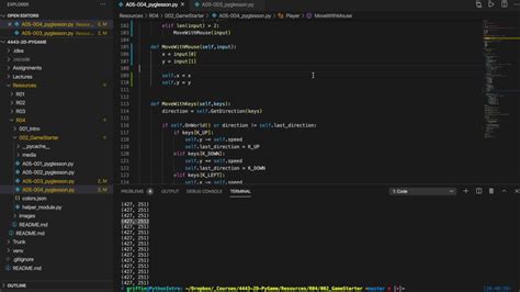 PyGame Assignment A05 Lesson 004 - YouTube