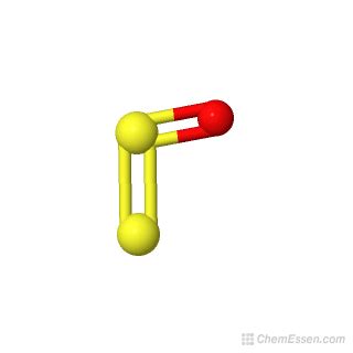 Disulfur monoxide Structure - OS2 - Over 100 million chemical compounds ...