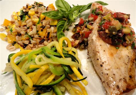 Baked Swordfish with Olive Relish | LindySez | Recipes