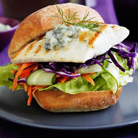 Seared fish burger | Healthy Recipe | WW Australia | Recipe | Fish burger, Recipes, Healthy dog ...