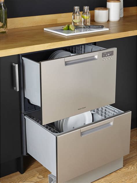 Fisher & Paykel Double DishDrawer Built-In Dishwasher | Built in dishwasher, Drawer dishwasher ...