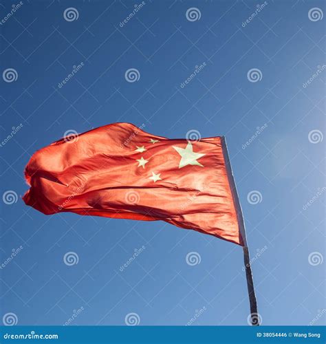 China flag stock photo. Image of pole, national, symbol - 38054446