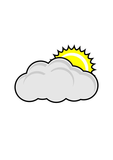 Clipart - Cloudy