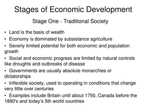 PPT - Stages of Economic Development PowerPoint Presentation - ID:2061980