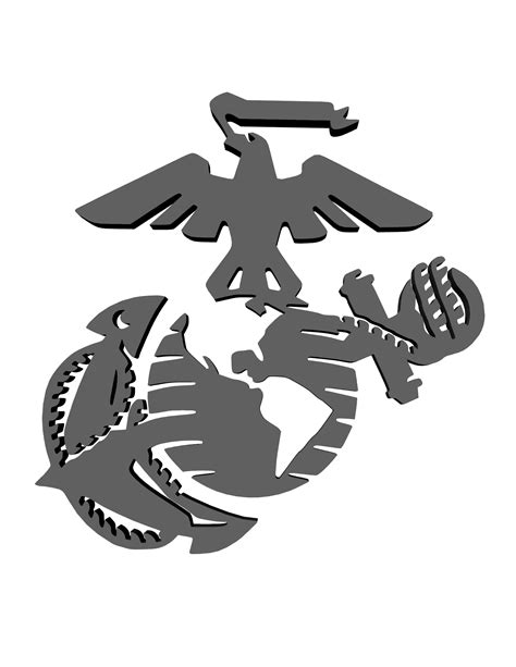 STL file USMC EMBLEM - US ARMED FORCES 🇺🇸・3D printable model to download・Cults