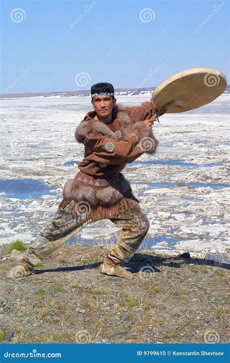 Chukchi folk dance stock photo. Image of folk, chukotka - 9799610