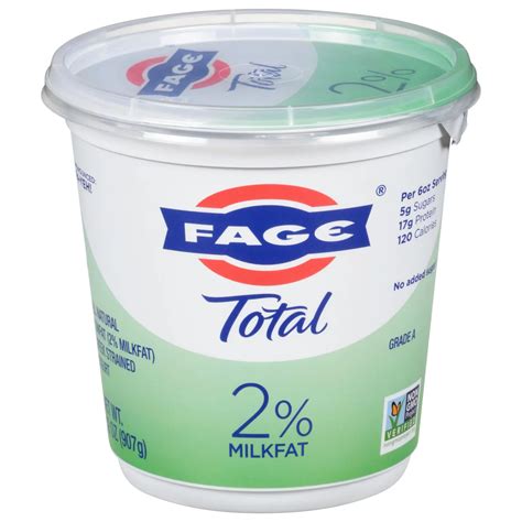 Fage Total 2% Low-Fat Plain Greek Yogurt - Shop Yogurt at H-E-B