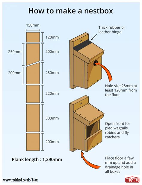 How to build a bird nestbox RedShed | Bird house plans free, Bird house ...