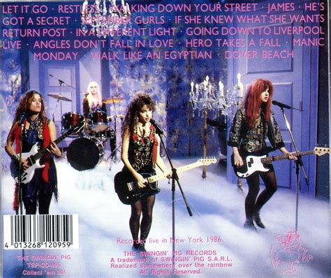 The Bangles Cd - Live