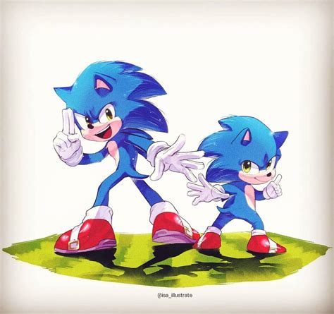 🌭Happy Sonic🍩🎗(busy) on Instagram: “Movie sonic but Game sonic's shoes 👟 #sonicthehedgehog # ...