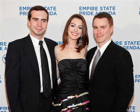 Anne, Thomas, and Michael Hathaway | Celebrities With Their Siblings | Pictures | POPSUGAR ...