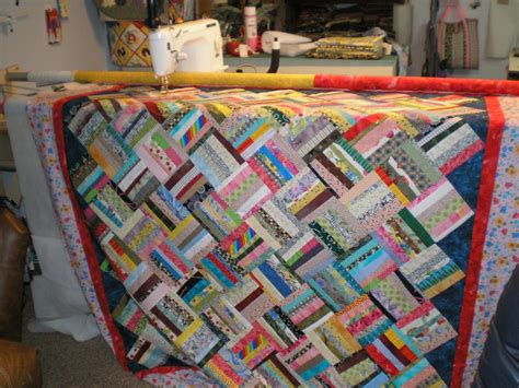 Wilma's World: Quilting the Basket Weave Quilt