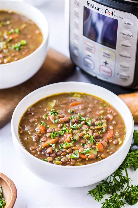 Instant Pot Lentil Soup - (Quick & Easy!) - Julie's Eats & Treats