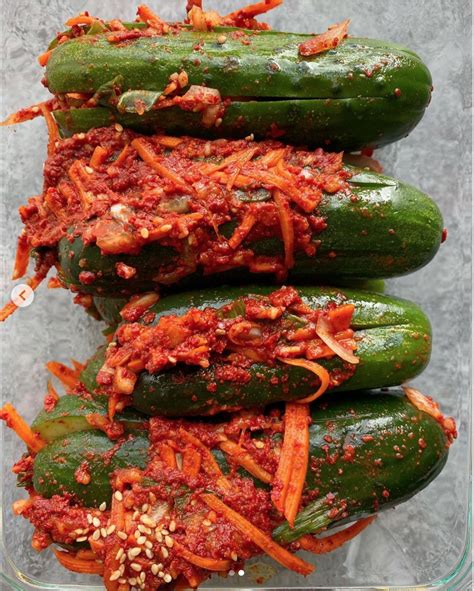 Stuffed Cucumber Kimchi Oisobagi • Hip Foodie Mom