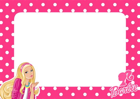 Barbie Name Tag Design