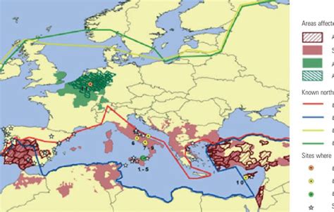 The changed distribution of bluetongue virus and its vectors in Europe ...