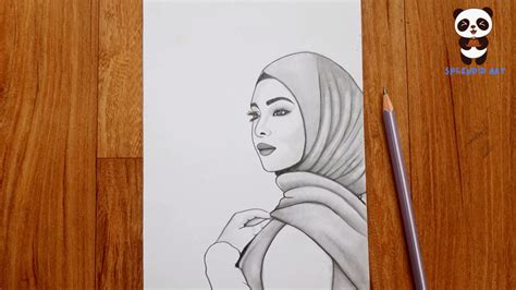 This drawing for all drawing lovers.I draw a beautiful hijab girl. Hope you like this drawing ...