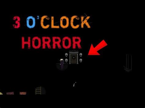 3 o'clock horror || most scary horror game || don't see the video if you have a heart disease ...