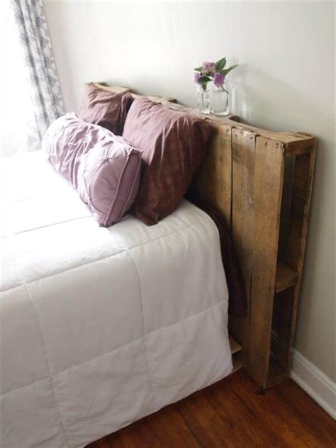 Upcycled Pallet Wood Headboard | 101 Pallets