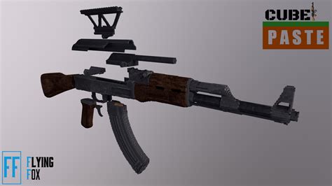 ArtStation - AK-47 EXPLODED VIEW