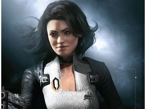 Download Miranda Lawson Video Game Mass Effect 2 Wallpaper